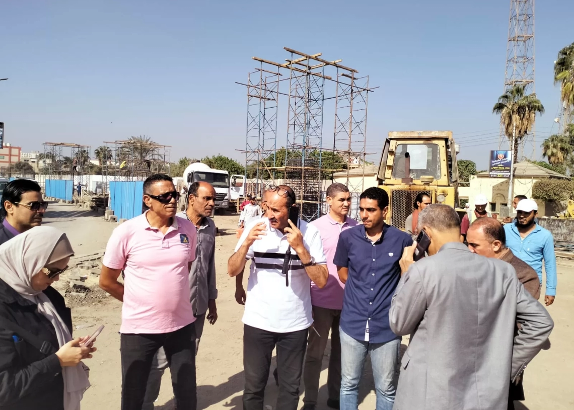 علام يتفقد الأعمال الإنشائية للمرحلة الأولى من مشروع كوبري الشاملة ببني سويف ويوجه بتذليل المعوقات  19 - جريدة المساء