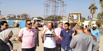 علام يتفقد الأعمال الإنشائية للمرحلة الأولى من مشروع كوبري الشاملة ببني سويف ويوجه بتذليل المعوقات  1 - جريدة المساء