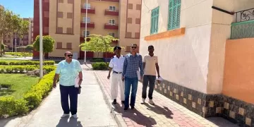 حملة للتفتيش على وحدات الإسكان الاجتماعي المخالفة بمدينة قنا الجديدة 1 - جريدة المساء