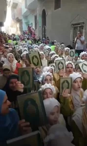 خلال حفل تكريمهم.. مسيرة حاشدة لحفظة القرآن الكريم بقرية "اعطو" بالمنيا  19 - جريدة المساء