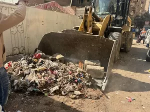 بالصور- أكبر حملة إشغالات بالجيزة | إزالة تعديات المحال التجارية والباعة الجائلين من الطريق العام بفيصل 41 - جريدة المساء