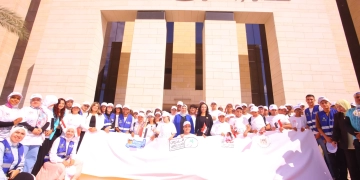 وزيرة التضامن تستقبل وفداً من طلاب الجامعات من ذوي الإعاقة في جولة ميدانية بالعاصمة الإدارية 1 - جريدة المساء