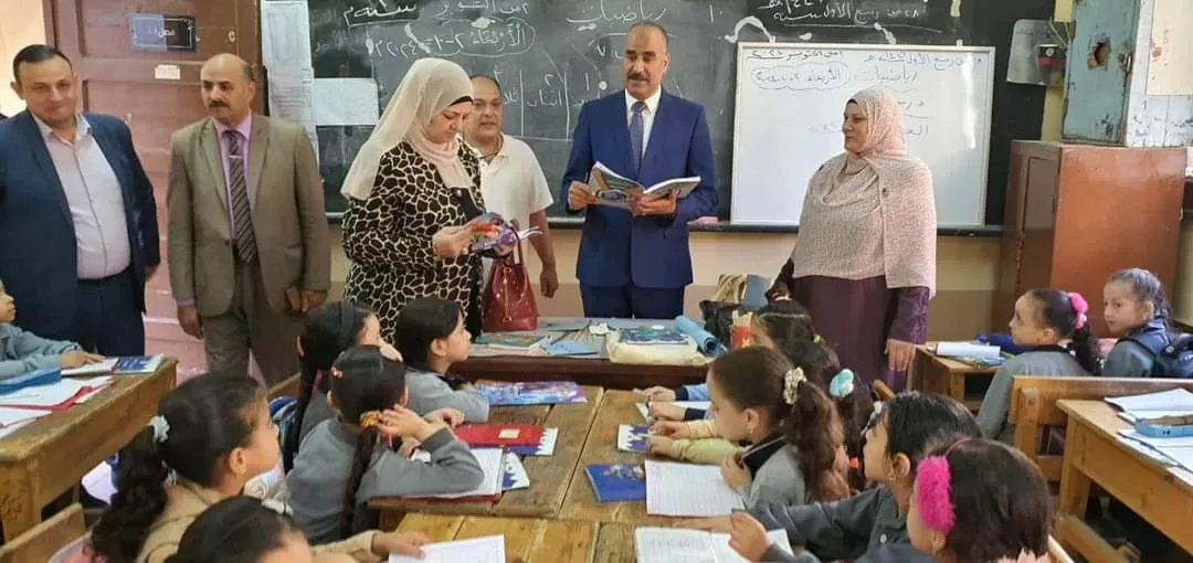 مدير تعليم المنوفية يتابع انتظام الدراسة بإدارة سرس الليان  19 - جريدة المساء