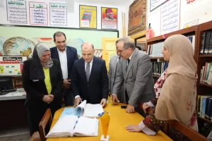 محافظ كفر الشيخ يتفقد ‏مدرسة الشهيد الرائد كريم أبو زامل الثانوية بنات بفوه  21 - جريدة المساء