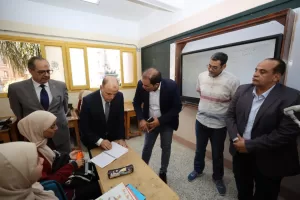 محافظ كفر الشيخ يتفقد ‏مدرسة الشهيد الرائد كريم أبو زامل الثانوية بنات بفوه  31 - جريدة المساء