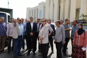 محافظ الجيزة يتفقد أعمال التطوير بمحيط محطة قطارات بشتيل 27 - جريدة المساء