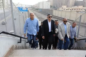 محافظ الجيزة يتفقد أعمال التطوير بمحيط محطة قطارات بشتيل 31 - جريدة المساء