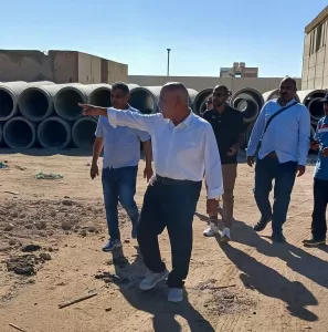 رئيس مياه البحر الأحمر يتفقد مواقع الشركة لمتابعة سير العمل 23 - جريدة المساء