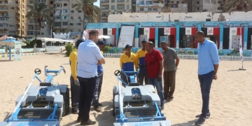 دعم منظومة النظافة بمعدات غربلة جديدة لمكافحة المخلفات البحرية.. في الإسكندرية 1 - جريدة المساء