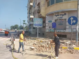 انهيار جزئي بأحد العقارات بكورنيش الإسكندرية 21 - جريدة المساء