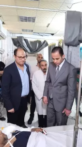 كوادر الهيئة القبطية الإنجيلية تقدم المساعدات لمصابي حادث قطار المنيا 20 - جريدة المساء