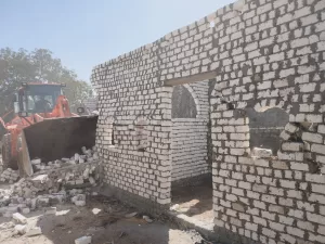 إزالة 40 حالة تعد علي الأراضي الزراعية وأملاك الدولة ب6 مناطق في الجيزة 41 - جريدة المساء