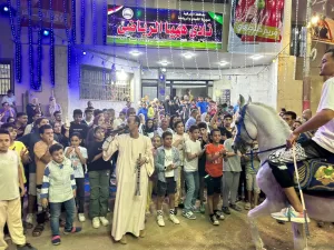 إحتفالية شرقاوية بالاعلام المصرية ورقصات الخيول العربية والطبل والمزمار البلدي ببطلتي العالم في الكارتية "مريم طنطاوي" و"رؤي الطاهر" 23 - جريدة المساء