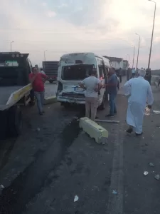 22 مصابا فى حادث الطريق الإقليمي.. طوارىء بمستشفى أشمون للتعامل مع الحالات.. وعودة الحركة المرورية بعد رفع آثار التصادم 24 - جريدة المساء
