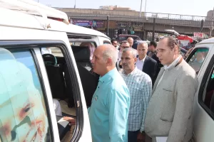 السكرتير العام لبني سويف  يتفقد انتظام حركة نقل الركاب والالتزام بتعريفة الأجرة بمواقف السيارات 21 - جريدة المساء