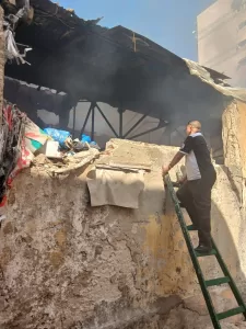 انقاذ منطقة اللبان من حريق مروع 19 - جريدة المساء