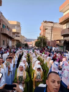 خلال حفل تكريمهم.. مسيرة حاشدة لحفظة القرآن الكريم بقرية "اعطو" بالمنيا  45 - جريدة المساء