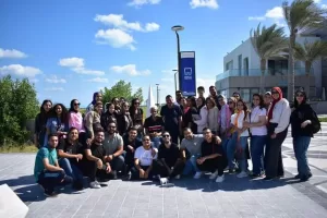 طلاب كلية الهندسة المعمارية بجامعة فاروس بالإسكندرية يتفقدون مدينة العلمين الجديدة  19 - جريدة المساء