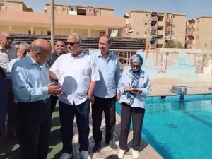 بالصور- وكيل وزارة الشباب يتفقد 15 منشأة رياضية بريف الجيزة للتطوير 25 - جريدة المساء