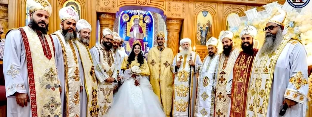 أسقف كفر الشيخ يترأس صلاة إكليل طقسي بكنيسة مارجرجس بدسوق  19 - جريدة المساء