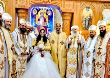 أسقف كفر الشيخ يترأس صلاة إكليل طقسي بكنيسة مارجرجس بدسوق  17 - جريدة المساء