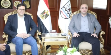 محافظ بني سويف يستقبل وزير الثقافة 2 - جريدة المساء محافظ بني سويف يستقبل وزير الثقافة 1 - جريدة المساء