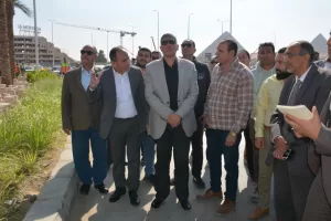 بالصور- محافظ الجيزة يتفقد مشروعات تطوير الطرق المحيطة والمؤدية للمتحف المصري الكبير 26 - جريدة المساء