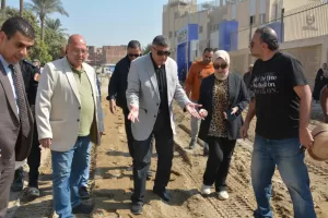 بالصور- محافظ الجيزة يتفقد مشروعات تطوير الطرق المحيطة والمؤدية للمتحف المصري الكبير 54 - جريدة المساء