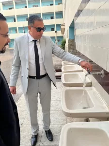 وكيل وزارة التعليم بالجيزة يزور مدارس العجوزة والدقي لمتابعة العملية التعليمية.. ويشدد علي بعض التنبيهات 19 - جريدة المساء