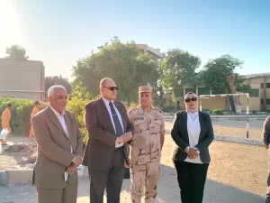 وكيل وزارة التعليم بقنا يتفقد المدرسة الميكانيكية العسكرية 31 - جريدة المساء