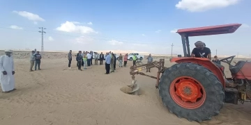 الزراعة: معدات قطاع الزراعة الآلية في خدمة منتفعي التجمعات الزراعية بسيناء 1 - جريدة المساء