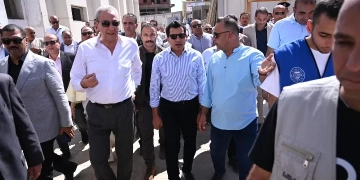 استعدادا لقرب افتتاحه..وزير الرياضة ومحافظ الغربية يتفقدان مركز شباب محمد صلاح 2 - جريدة المساء استعدادا لقرب افتتاحه..وزير الرياضة ومحافظ الغربية يتفقدان مركز شباب محمد صلاح 1 - جريدة المساء