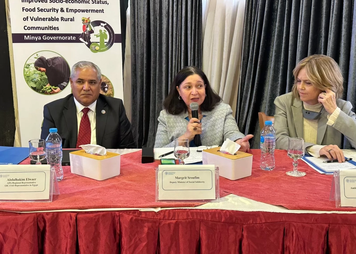 "صاروفيم" تشهد تأسيس إطلاق مشروع تحسين الوضع الاجتماعي والاقتصادي والأمن الغذائي بالمنيا 19 - جريدة المساء