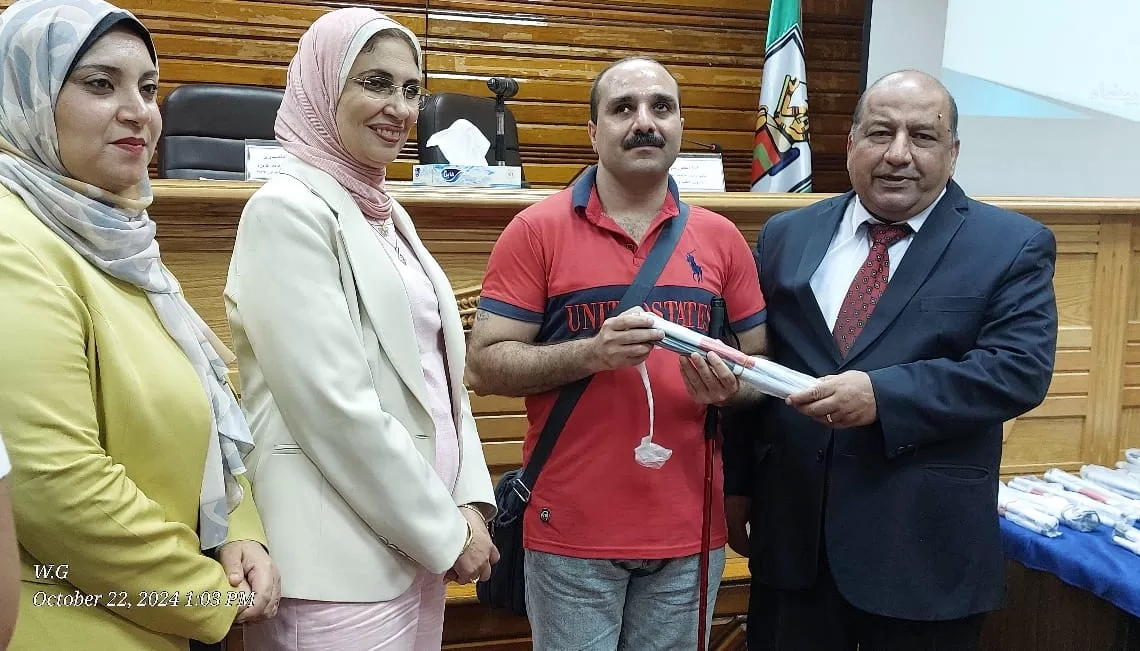 جامعة القاهرة تقيم احتفالية كبرى للمكفوفين بمناسبة ''اليوم العالمي للعصا البيضاء'' 19 - جريدة المساء