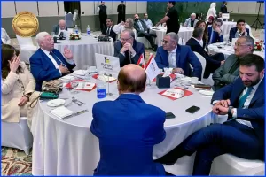 نائبا وزير المالية.. فى ندوة بالجمعية المصرية اللبنانية لرجال الأعمال 19 - جريدة المساء