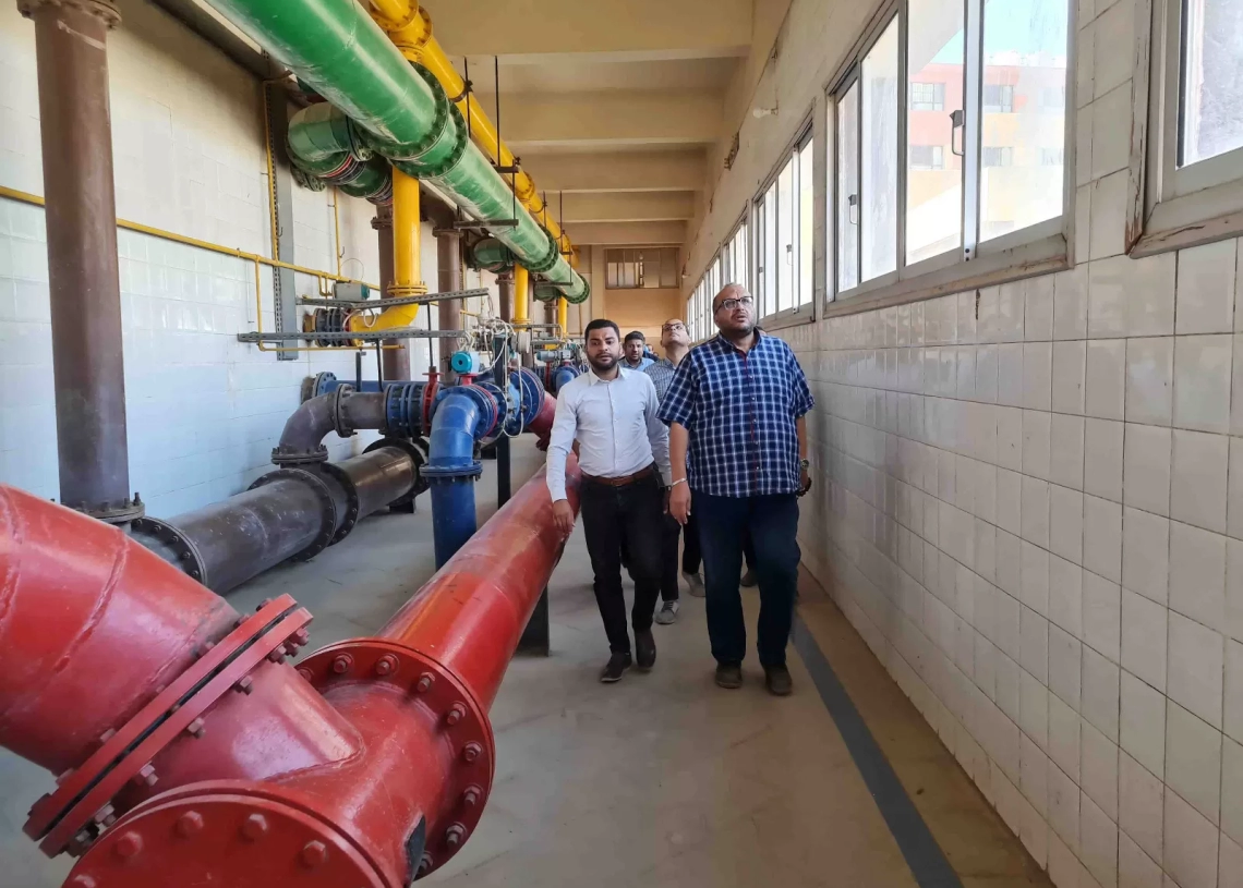 رئيس مياه الشرب بسوهاج يتفقد محطات مياه الشرب بمركزى دار السلام وجرجا ومشروعات حياة كريمة 19 - جريدة المساء