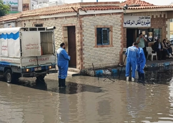 خريطة لشركة مياه الشرب بمطروح تحدد مناطق تجمعات مياه الأمطار لسرعة التعامل معها خلال النوات 17 - جريدة المساء