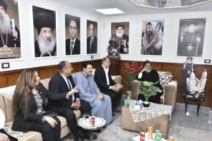 وفد حزب الشعب الجمهوري بمحافظة قنا يزور مطرانية نجع حمادي ويؤكد على الوحدة الوطنية 47 - جريدة المساء