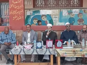 تكريم هدير رضوان الفائزة بسابع الجمهورية في حفظ القرآن الكريم 45 - جريدة المساء
