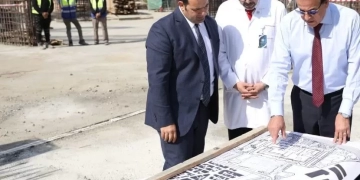 نائب رئيس الوزراء ووزير الصحة ..تفقد أعمال إنشاء مبنى الامتداد الرئيسي لمعهد ناصر بسعة 600 سريرا 2 - جريدة المساء نائب رئيس الوزراء ووزير الصحة ..تفقد أعمال إنشاء مبنى الامتداد الرئيسي لمعهد ناصر بسعة 600 سريرا 1 - جريدة المساء