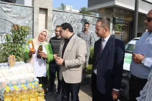 نائب محافظ بني سويف يتفقد قافلة الإصلاح الزراعي لبيع اللحوم والسلع بأسعار مخفضة ضمن فعاليات "بداية" 21 - جريدة المساء