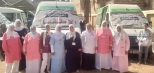 فحص وعلاج  1350حالة..وتقديم 4000 خدمة طبية مجانية في قافلة للصحة بنزلة البرقي الفشن  21 - جريدة المساء