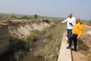 سكرتير عام مساعد بني سويف يتفقد أعمال الحماية بمخر سيل غياضة ضمن استعدادات المحافظة لموسم الأمطار 22 - جريدة المساء