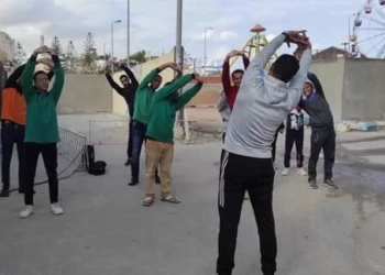 استمرار تدريبات المبادرة القومية للياقة البدنية للمصريين في الشوارع والميادين العامة بمطروح  17 - جريدة المساء