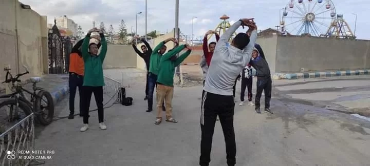 استمرار تدريبات المبادرة القومية للياقة البدنية للمصريين في الشوارع والميادين العامة بمطروح  19 - جريدة المساء