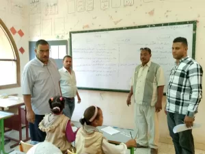 زيارات مكثفة لمدير إدارة قوص وفريق المتابعة للوقوف على انتظام العملية التعليمية في المدارس 45 - جريدة المساء