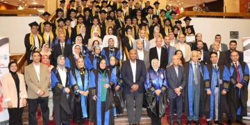 كلية السياحة والفنادق بالإسكندرية تحتفل بتخريج الدفعة الأولى من برنامج التعليم التبادلي 2 - جريدة المساء كلية السياحة والفنادق بالإسكندرية تحتفل بتخريج الدفعة الأولى من برنامج التعليم التبادلي 1 - جريدة المساء