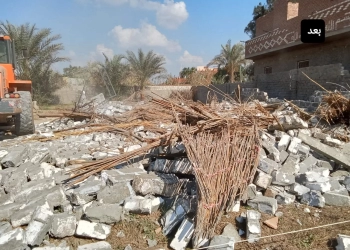 بالصور- إزالة ٢٢ حالة تعد على أراضي زراعية وأملاك الدولة علي مساحة ٤٢٠٠م٢ بمنشأة القناطر والصف والبدرشين 17 - جريدة المساء