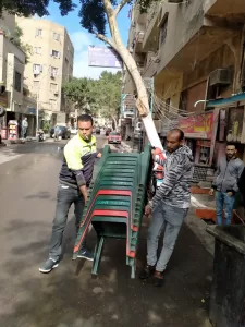 رفع 334 حالة إشغال بالمقاهي والمطاعم وإزالة "جمالون" بدون تصريح..خلال حملة مسائية بالعمرانية (صور) 31 - جريدة المساء