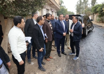 محافظ المنوفية يتفقد تطوير كورنيش شبين..ورصف ورفع كفاءة منطقة مساكن التعاونيات 17 - جريدة المساء